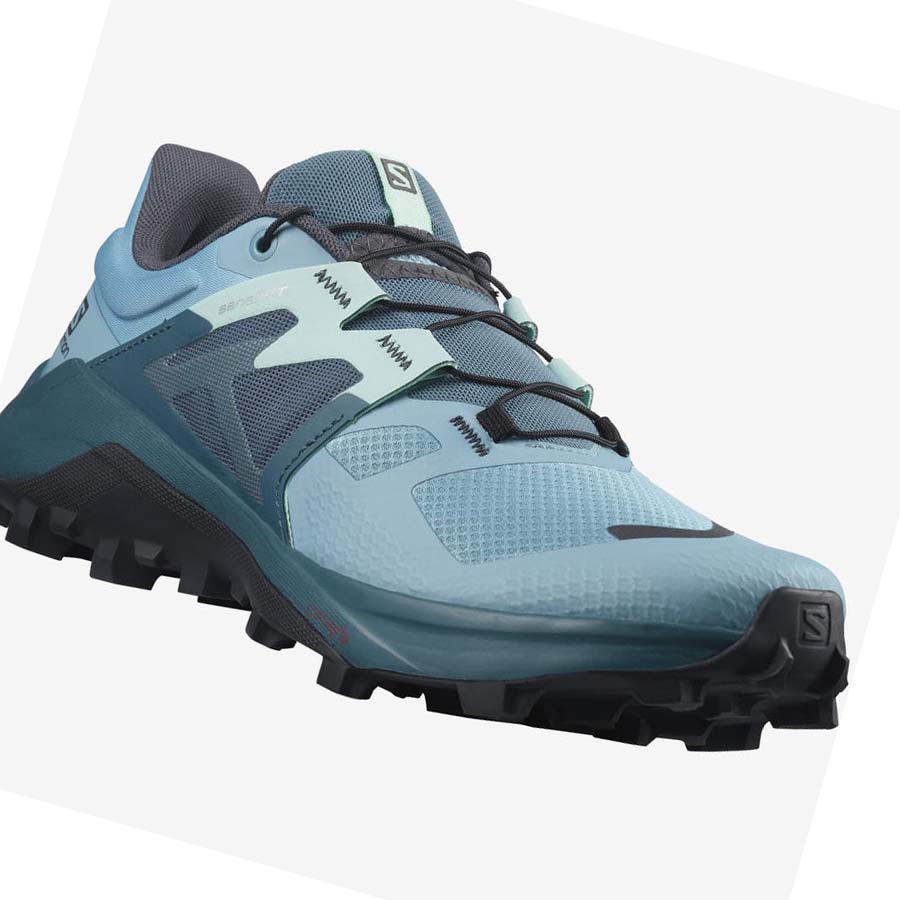 Salomon WILDCROSS 2 Trail Futócipő Női Kék | HU 2846AHK